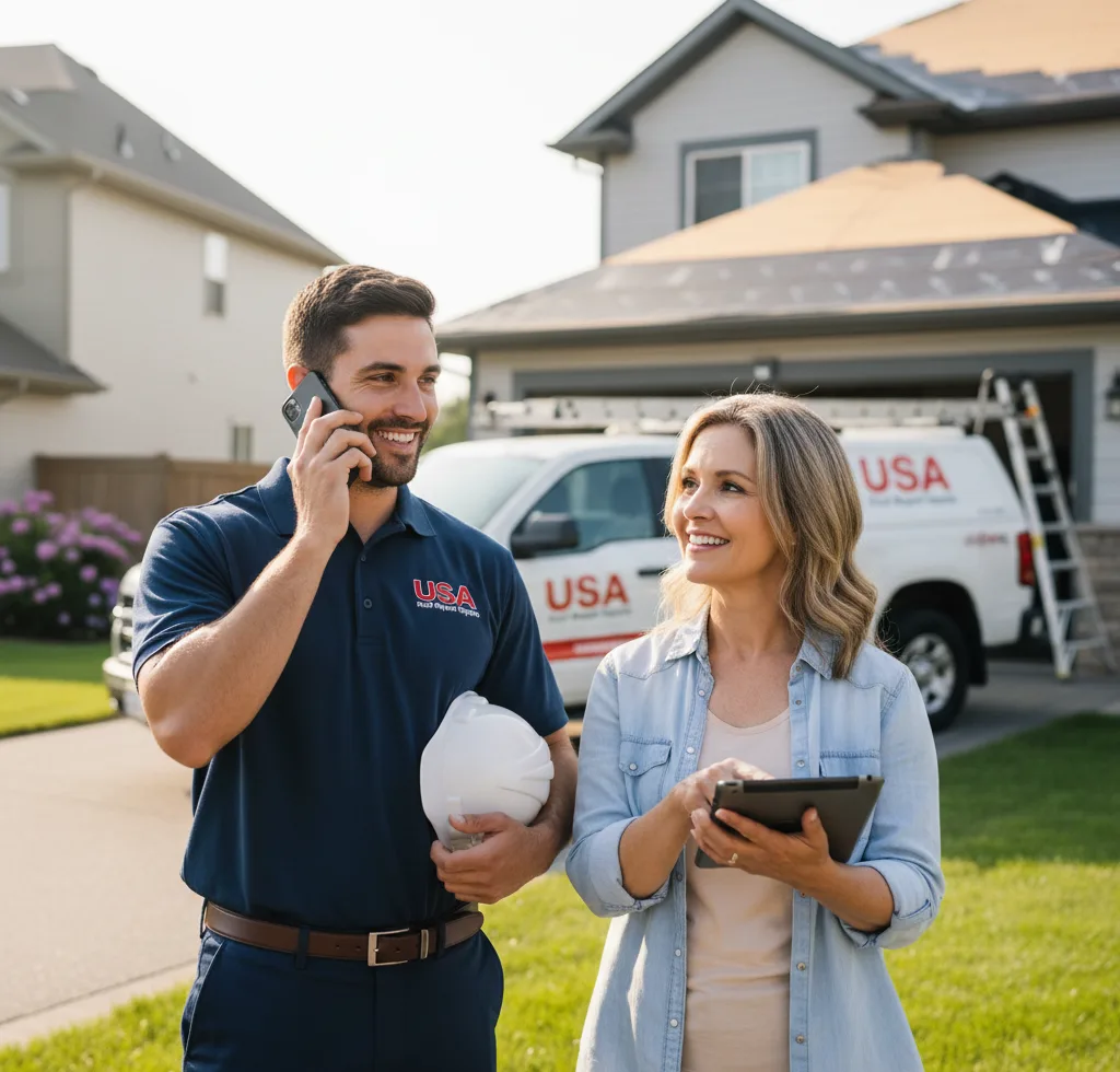 USA Roof Repair Experts customer support in Donald